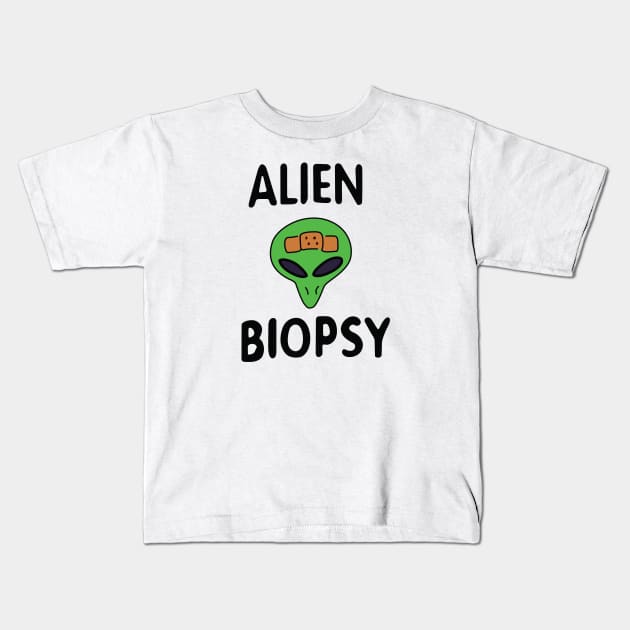 Alien Biopsy Kids T-Shirt by saintpetty